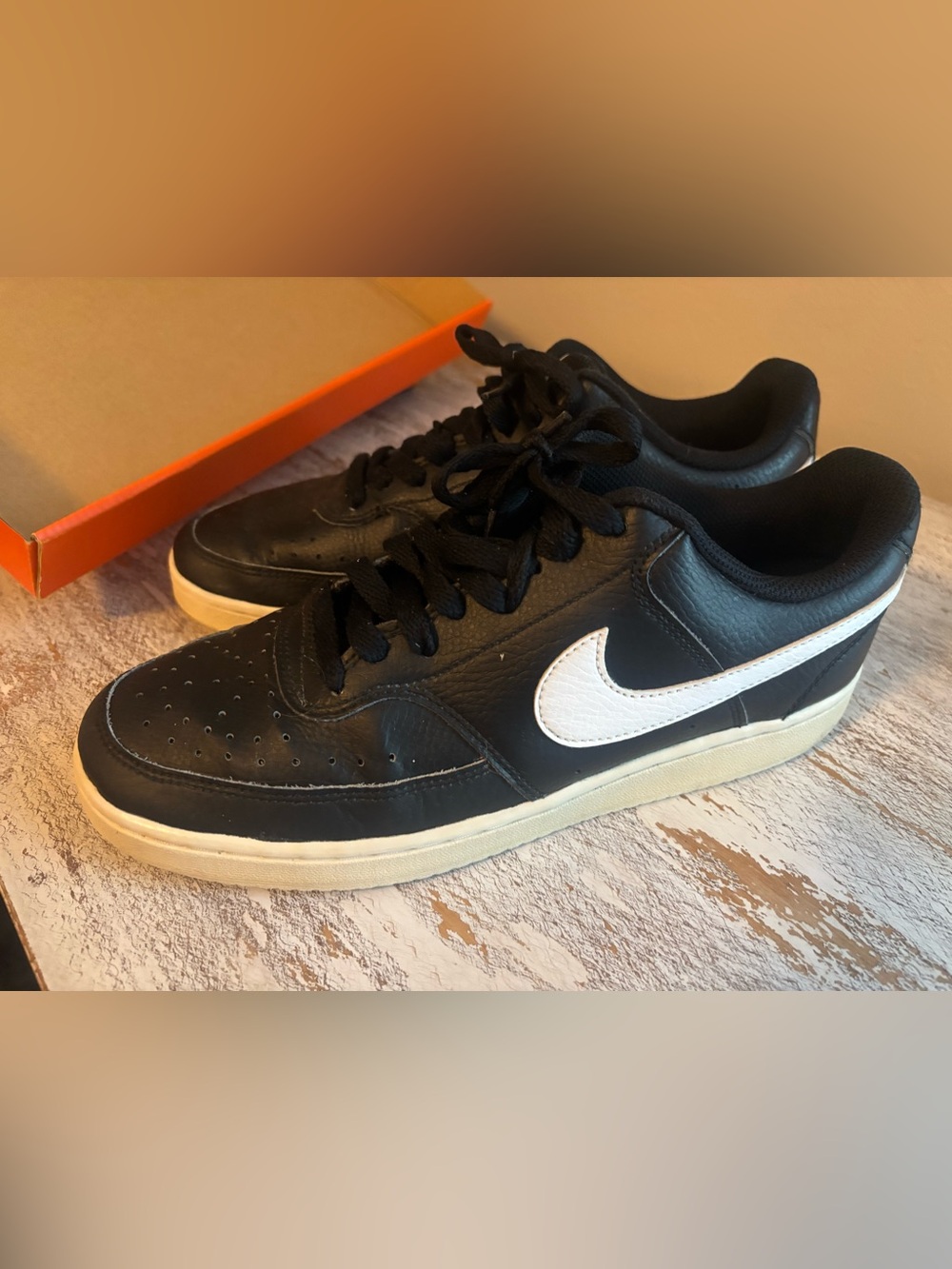 Nike Black Court Vision Low